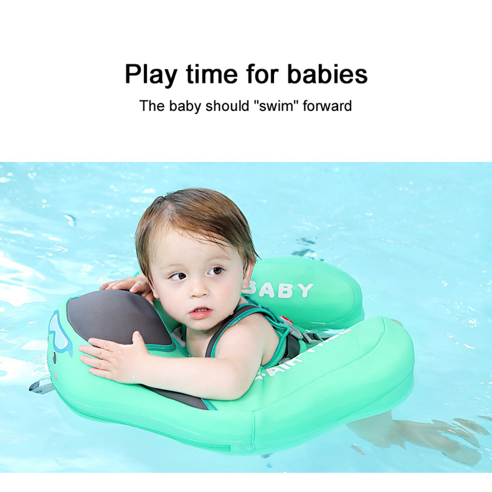 Baby Swimming Float with Canopy and Tail Butterfly Sun Protection