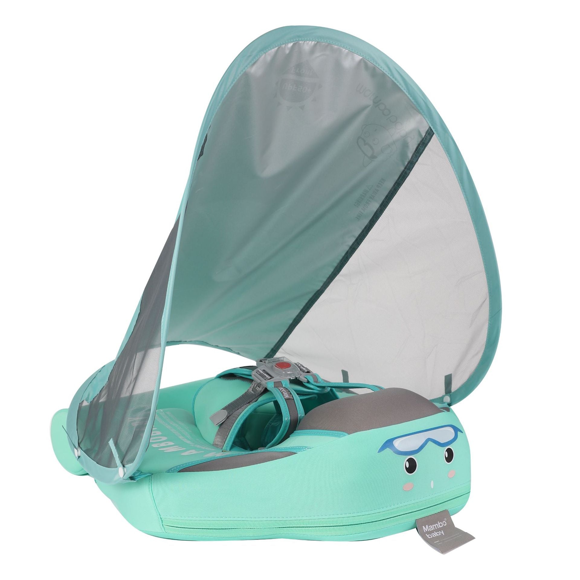 Baby Swimming Float with Canopy and Tail Butterfly Sun Protection
