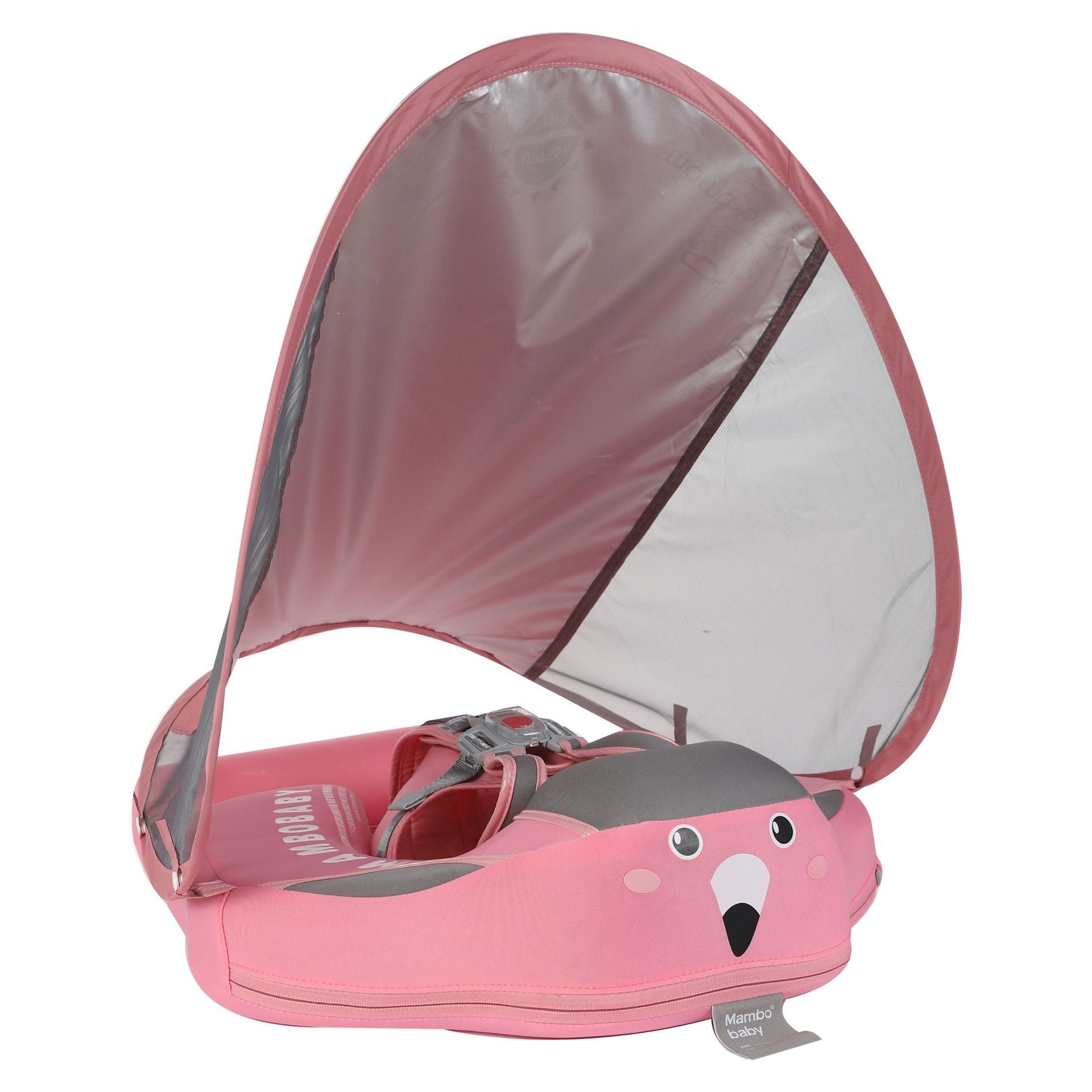 Baby Swimming Float with Canopy and Tail Butterfly Sun Protection
