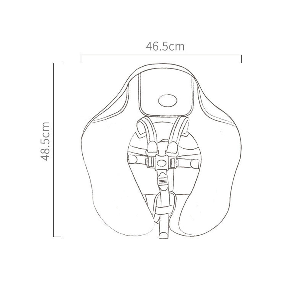 Baby Swimming Float with Canopy and Tail Butterfly Sun Protection