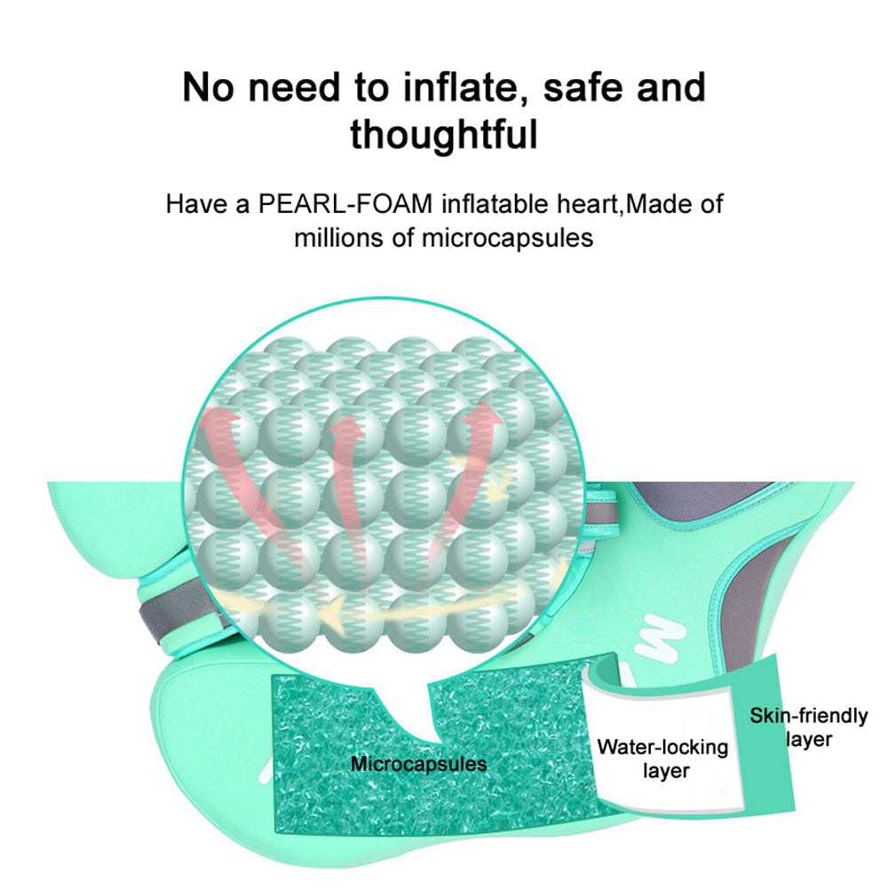 Baby Swimming Float with Canopy and Tail Butterfly Sun Protection