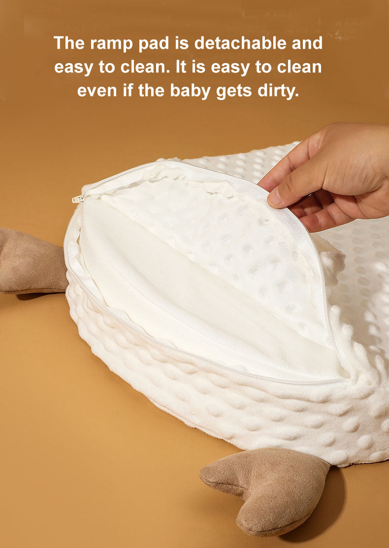 Baby Anti-Spitting up Slope Pillow Anti Reflux Lounger Bed Crib