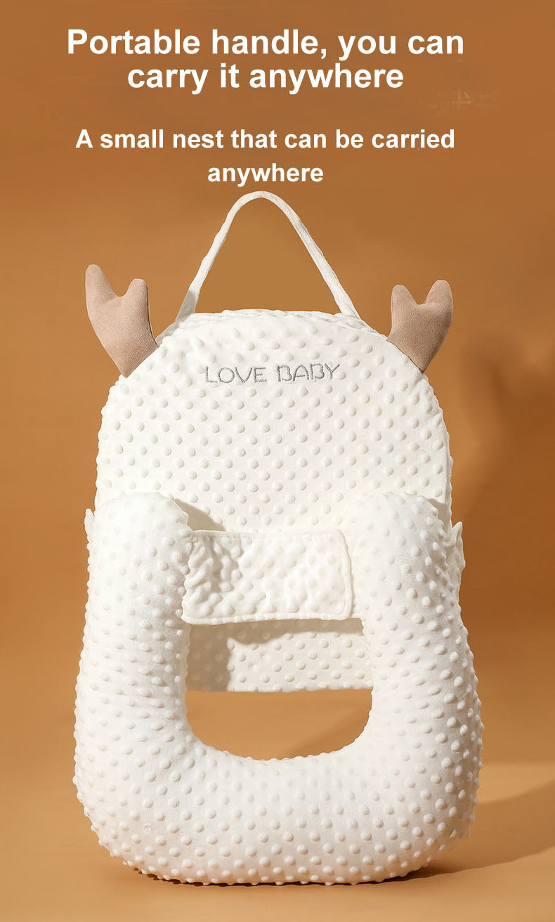 Baby Anti-Spitting up Slope Pillow Anti Reflux Lounger Bed Crib