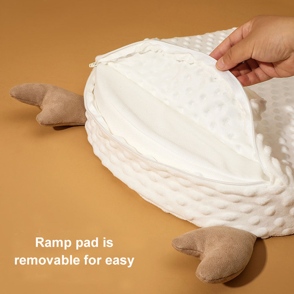 Baby Anti-Spitting up Slope Pillow Anti Reflux Lounger Bed Crib