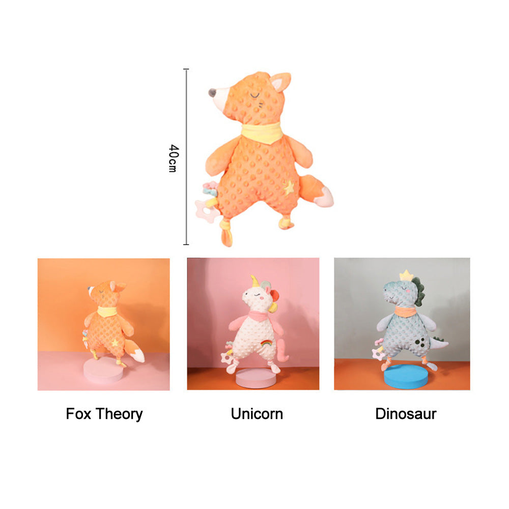 Baby Soothing Doll Towel 0-3 years old baby Can chew and sleep plush toy 3 Pieces