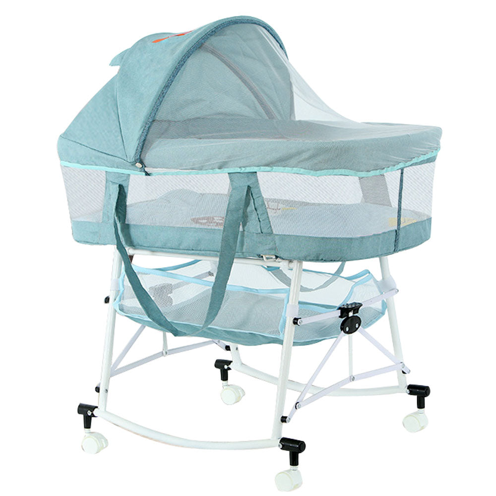 Baby newborn foldable movable outdoor portable Bassinet rocking Crib bed