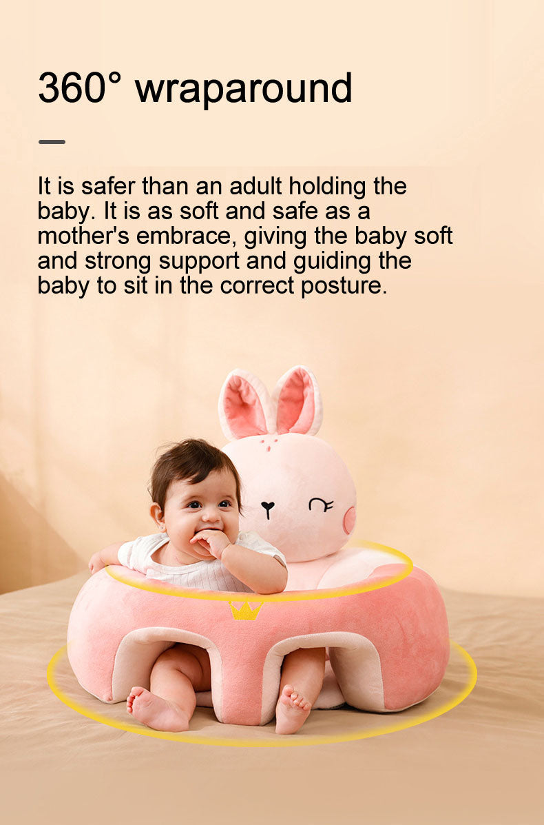 Baby Sitting Support Seat Sofa, Infant Learning Chair Head Protect