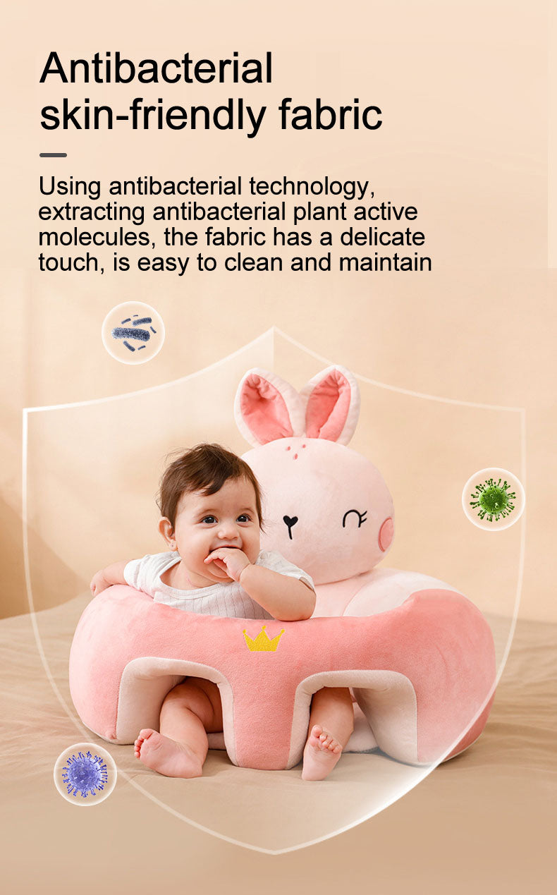 Baby Sitting Support Seat Sofa, Infant Learning Chair Head Protect