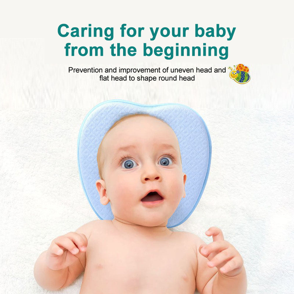 Baby Newborn Anti Flat Head Pillow Tilt Memory Foam