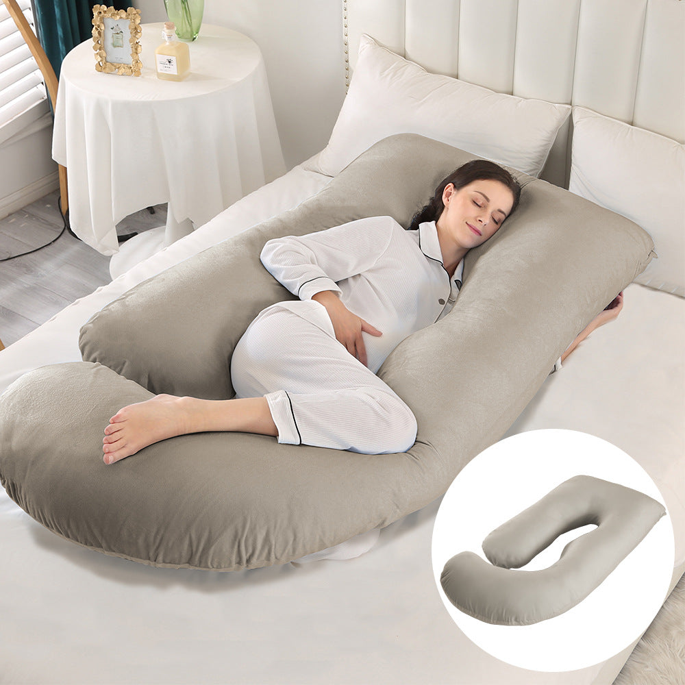 G Shaped Body Pillow: Ergonomic Support for Moms & Bump Comfort
