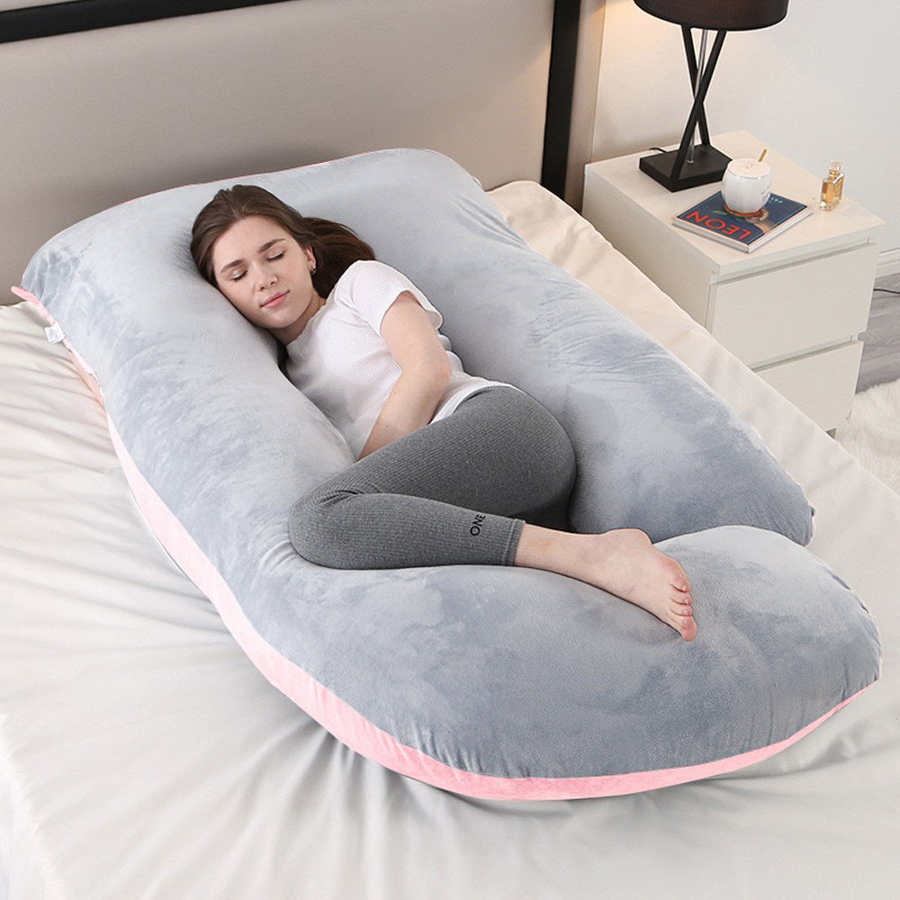 G Shaped Body Pillow: Ergonomic Support for Moms & Bump Comfort