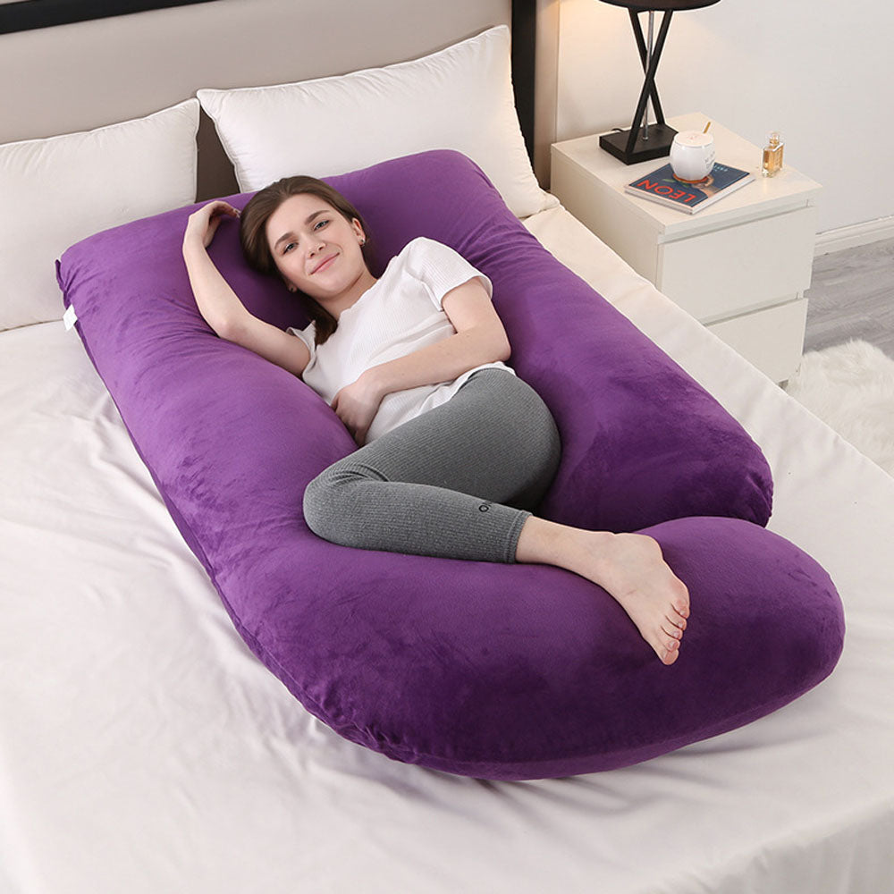 G Shaped Body Pillow: Ergonomic Support for Moms & Bump Comfort