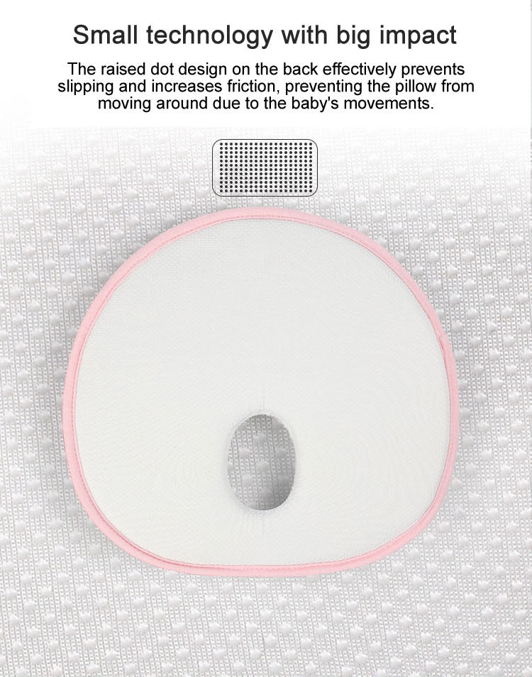 Baby Pillow For Anti Flat Head Memory Foam