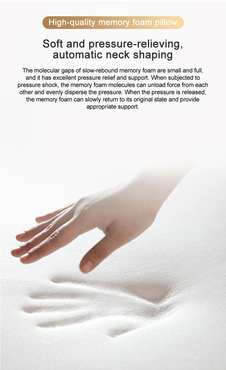 Baby Pillow For Anti Flat Head Memory Foam