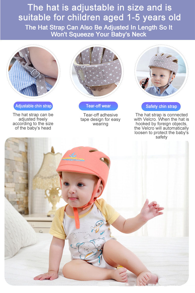 Baby Head Protector Helmet Hat for flat head with Soft Cushion