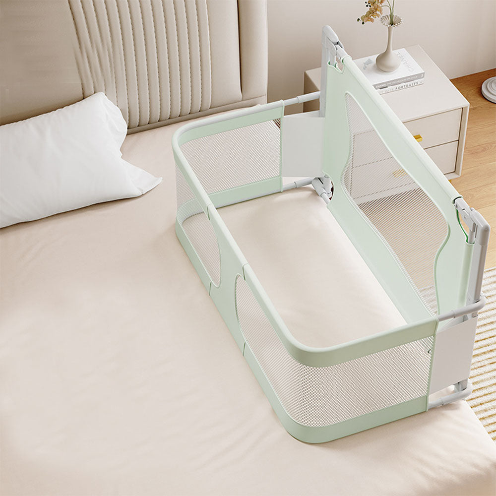 Baby Bedside Sleeper 3 in 1 Folding Portable Crib Breathable Safe Baby Bassinet