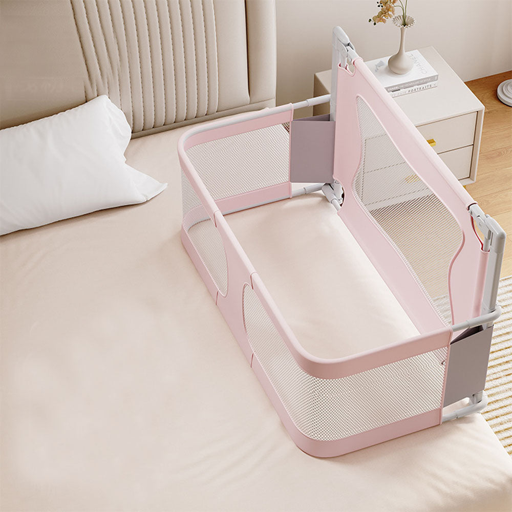 Baby Bedside Sleeper 3 in 1 Folding Portable Crib Breathable Safe Baby Bassinet