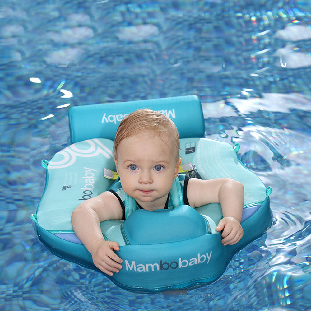 Mambobaby Baby infant Swimming Pool Float Deluxe with Canopy and Tail