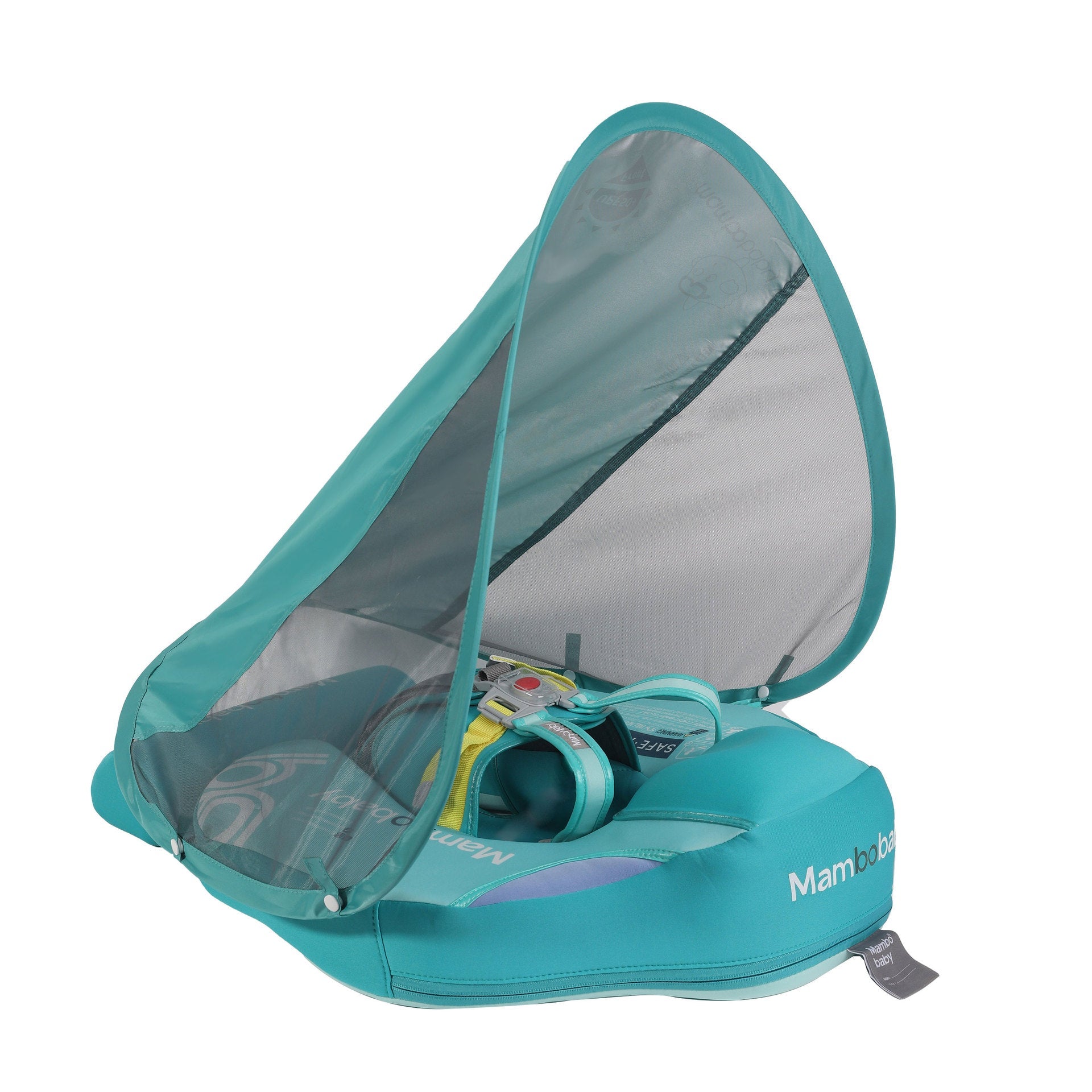 Mambobaby Baby infant Swimming Pool Float Deluxe with Canopy and Tail