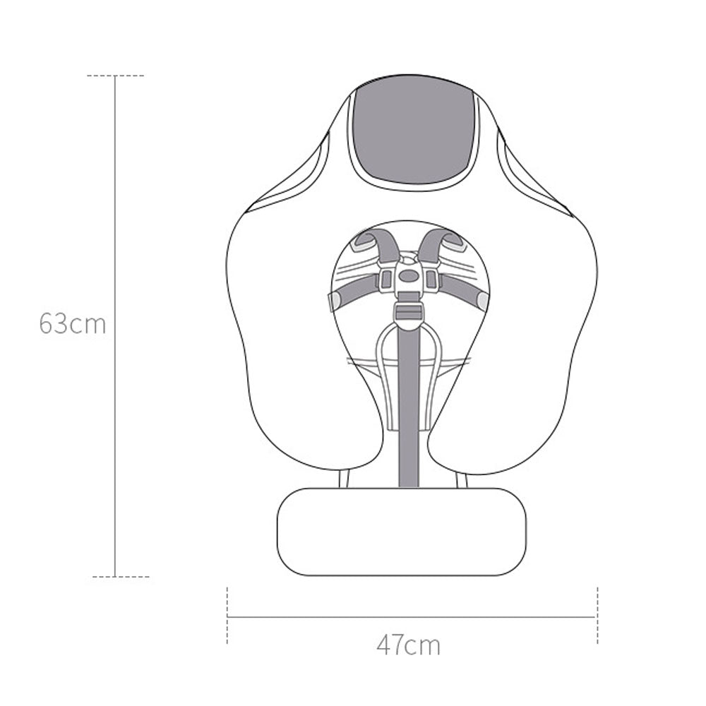 Mambobaby Baby infant Swimming Pool Float Deluxe with Canopy and Tail