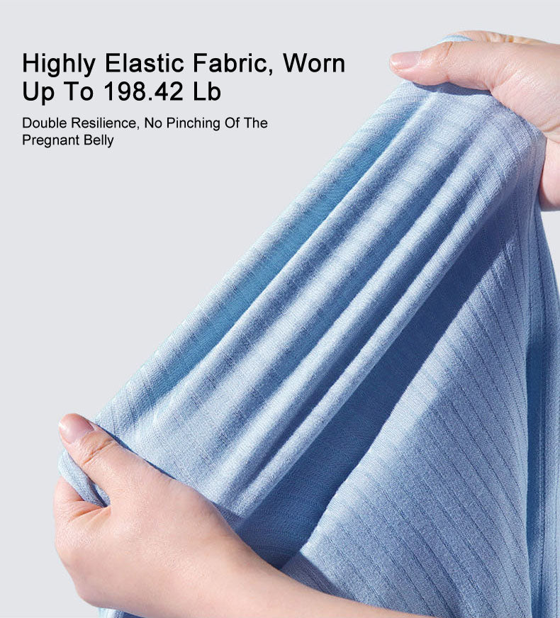 Stretchable Button-Front Nightdress Front Opening Design Button-Down Access