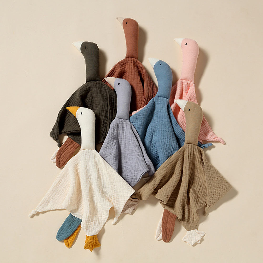 Baby soothing chewable doll to coax little swan to sleep