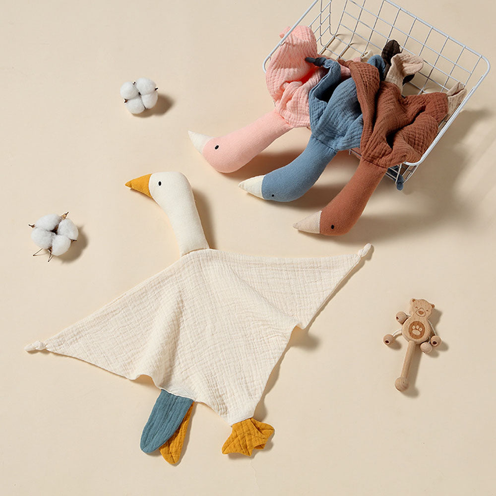 Baby soothing chewable doll to coax little swan to sleep