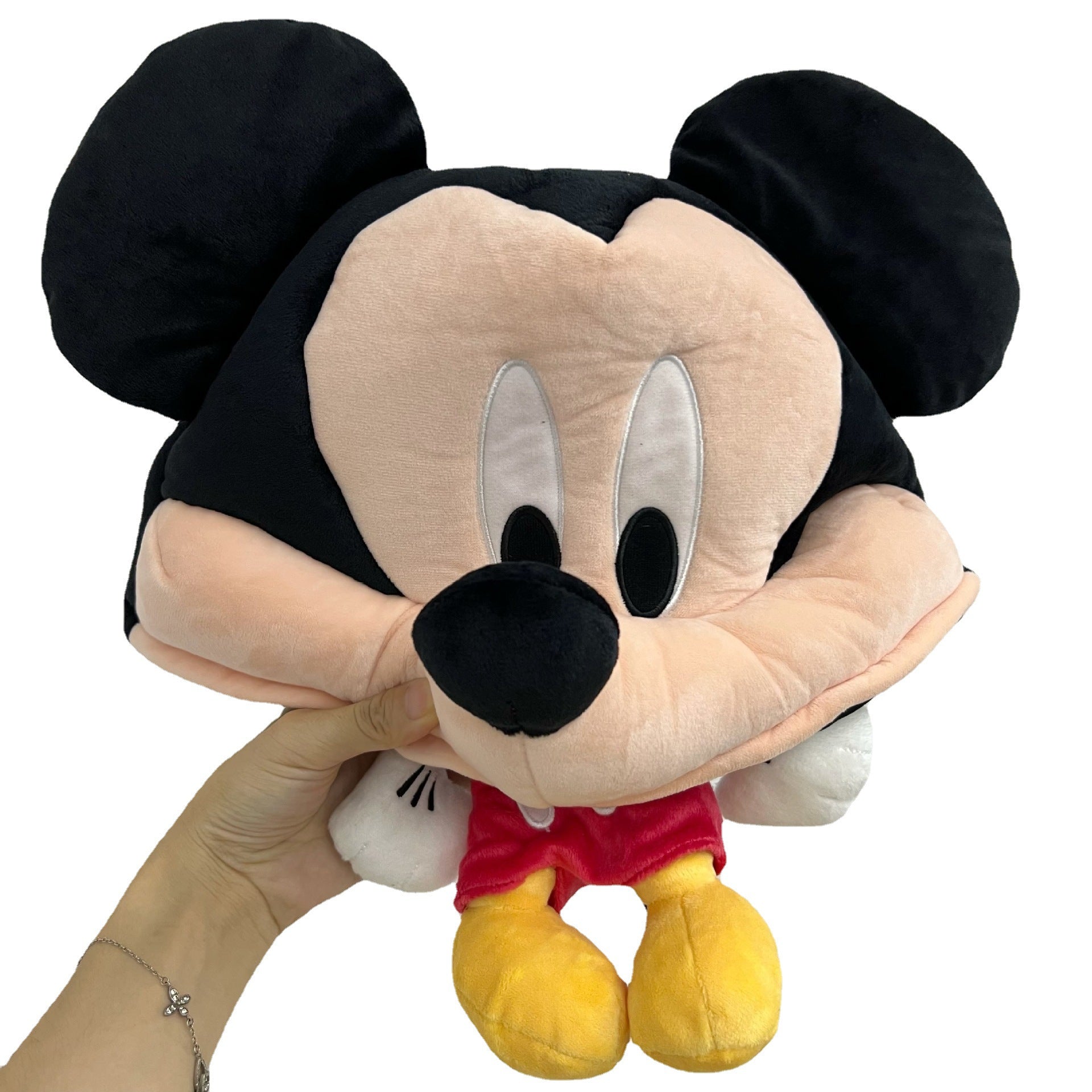 Mickey Minnie Cartoon Children's Doll Hat Baby Plush Hat Headgear Hat