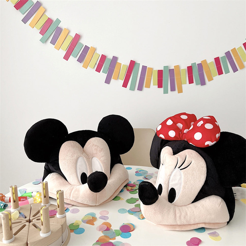Mickey Minnie Cartoon Children's Doll Hat Baby Plush Hat Headgear Hat