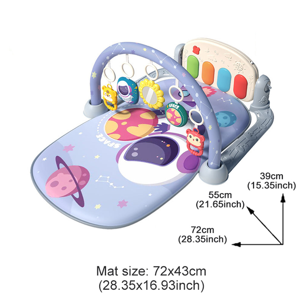 Baby Activity Gym Toy Play Game Mat Newborn with Music Pedal Piano
