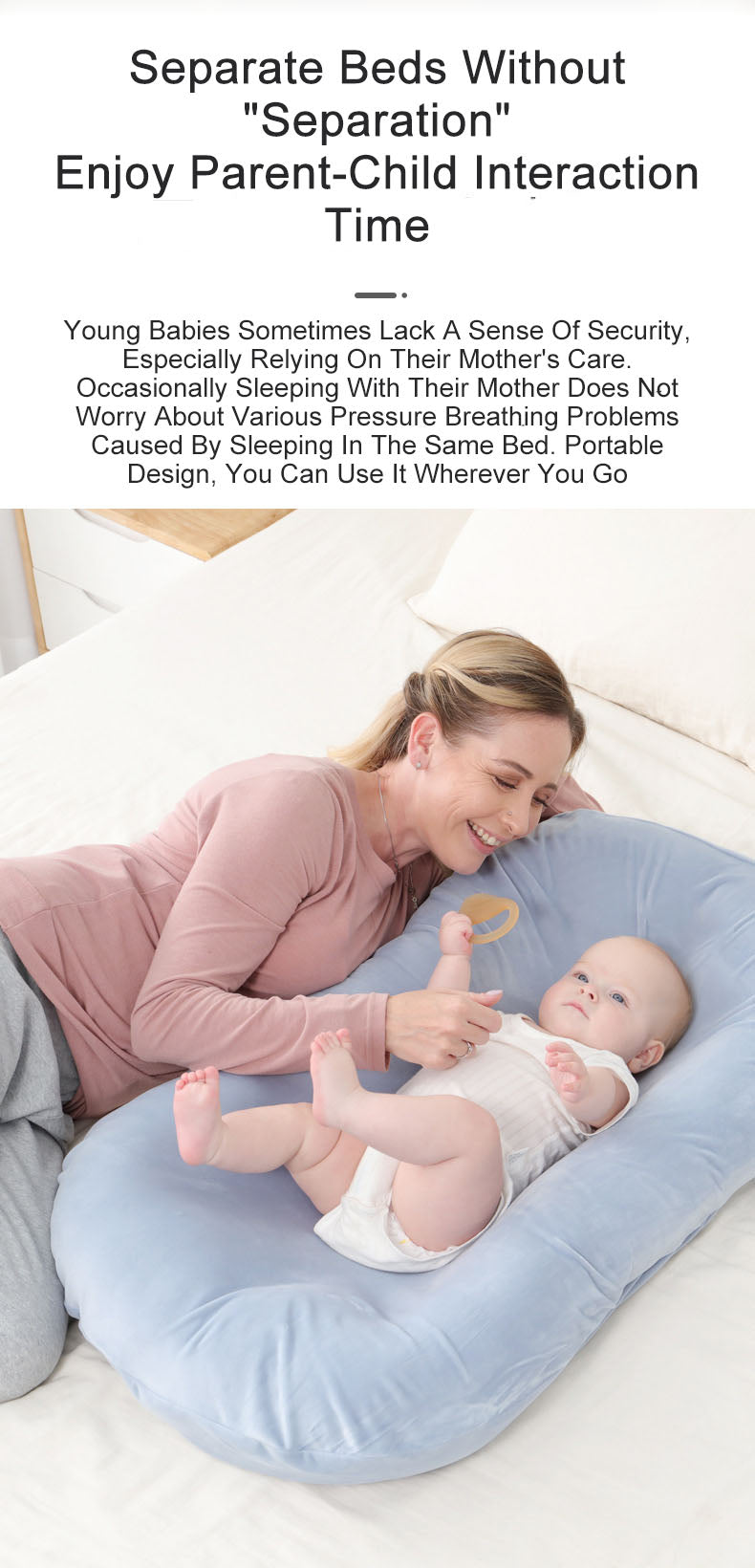 Portable Uterus Bionic Bed lounger Detachable Foldable