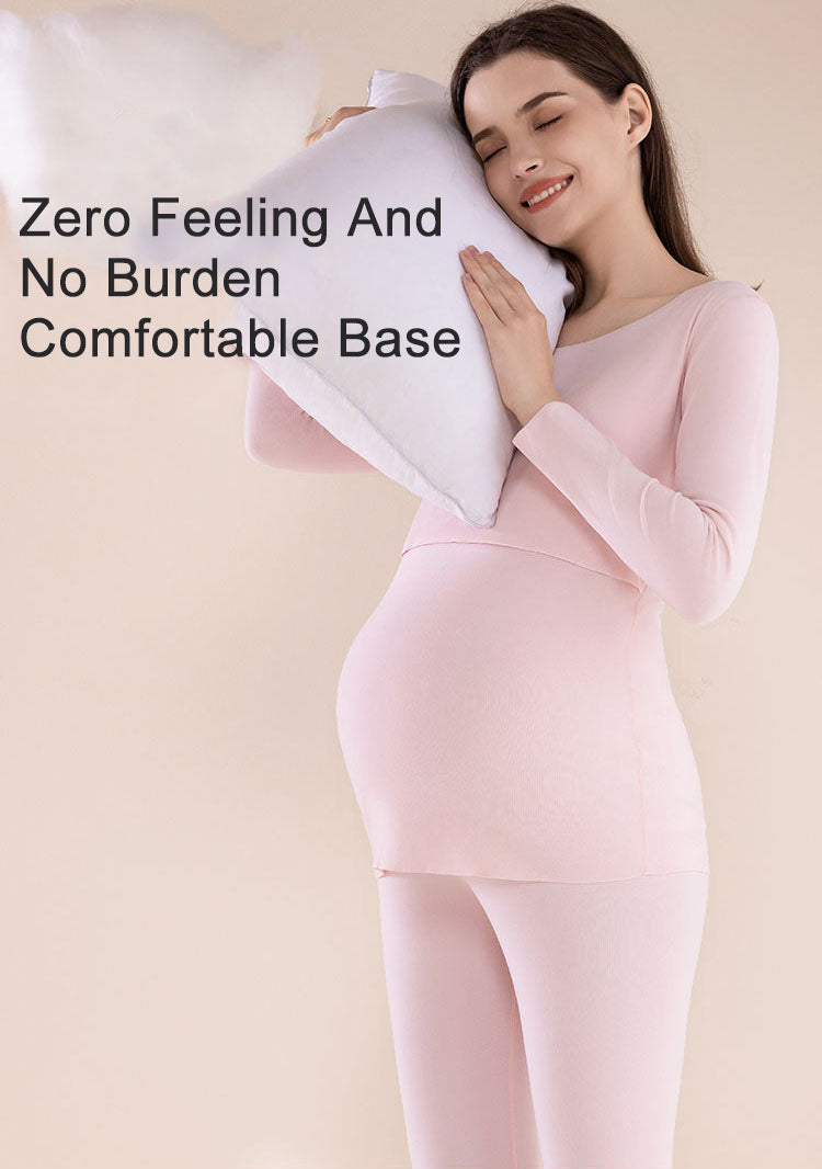 Postpartum Nursing Pajamas Set: Soft Breastfeeding Nightwear for Moms