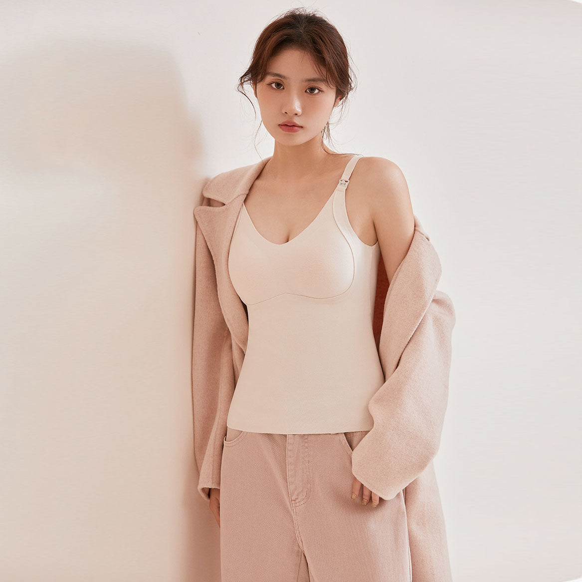 Wirefree Nursing Bras: Thermal Support Vests for Breastfeeding Comfort