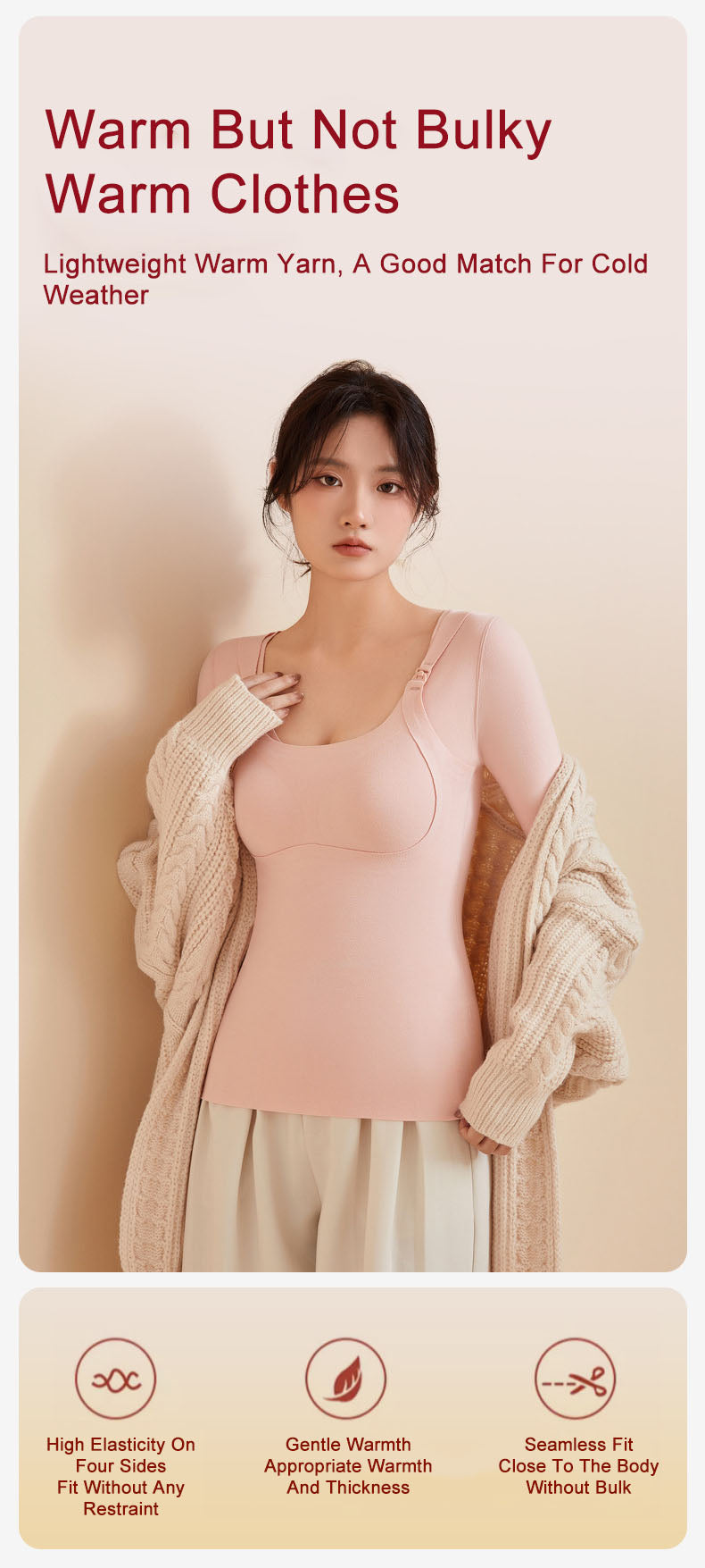 Wirefree Nursing Tops: Thermal Support Underwear for Breastfeeding Moms