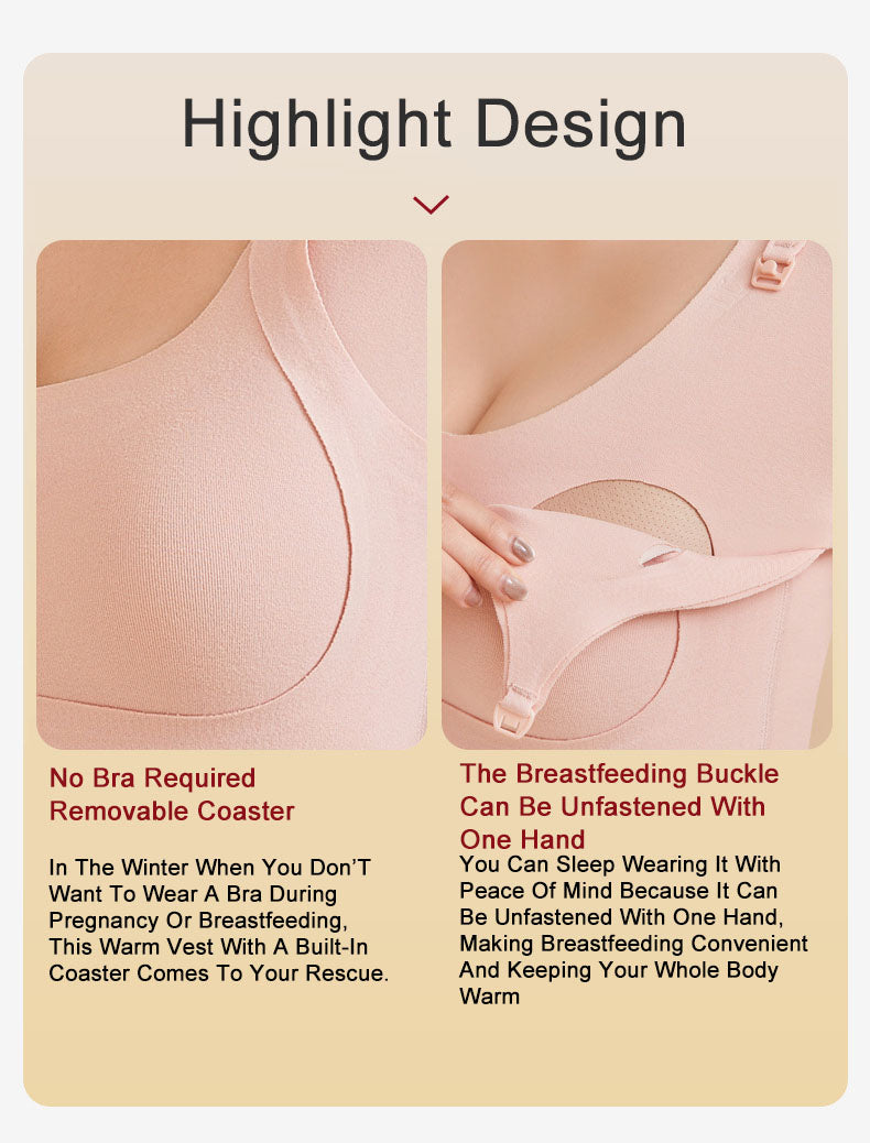 Wirefree Nursing Tops: Thermal Support Underwear for Breastfeeding Moms