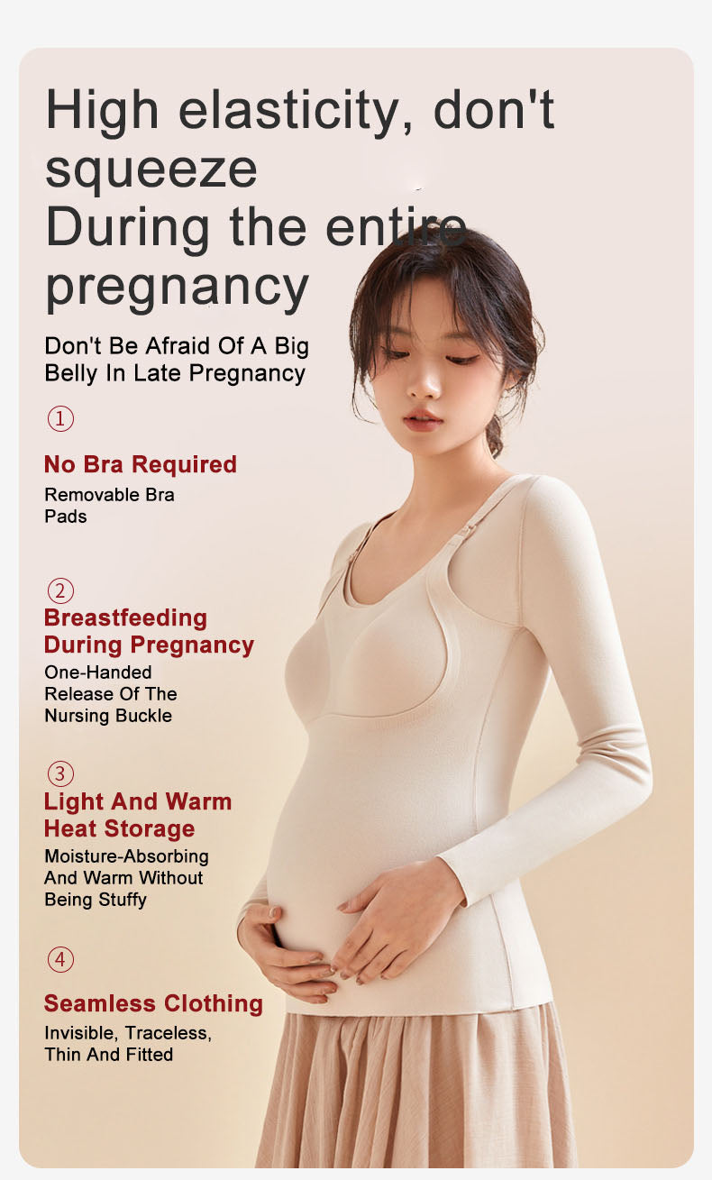Wirefree Nursing Tops: Thermal Support Underwear for Breastfeeding Moms