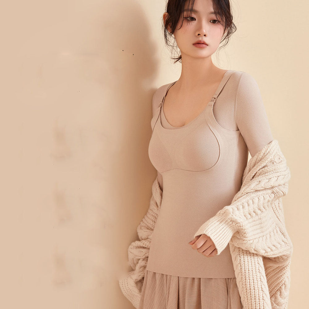 Wirefree Nursing Tops: Thermal Support Underwear for Breastfeeding Moms