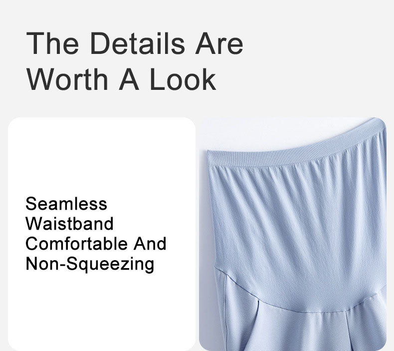 Anti-Slip Belly Support Shorts: Loose Thin Yoga Pants for Active Moms