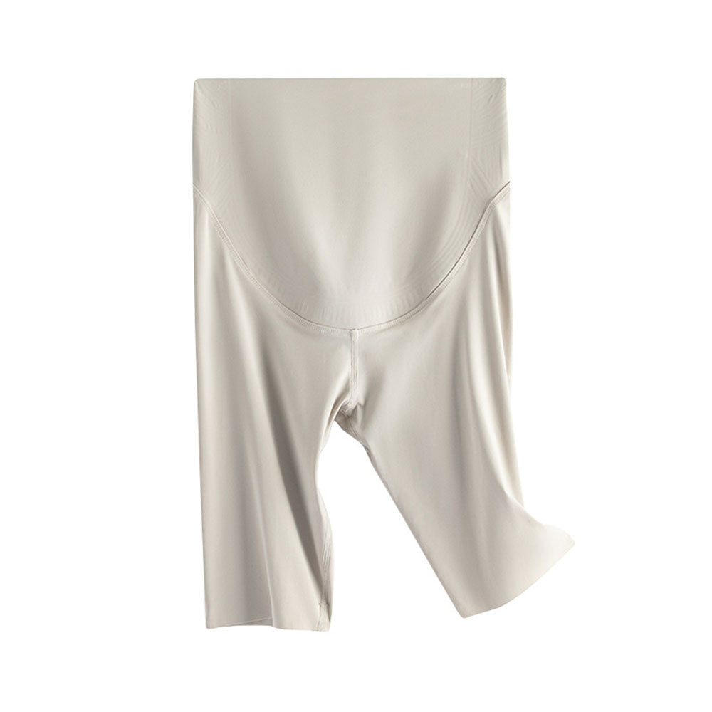 Anti-Slip Belly Support Leggings Mid-length | Full Coverage for Active Moms