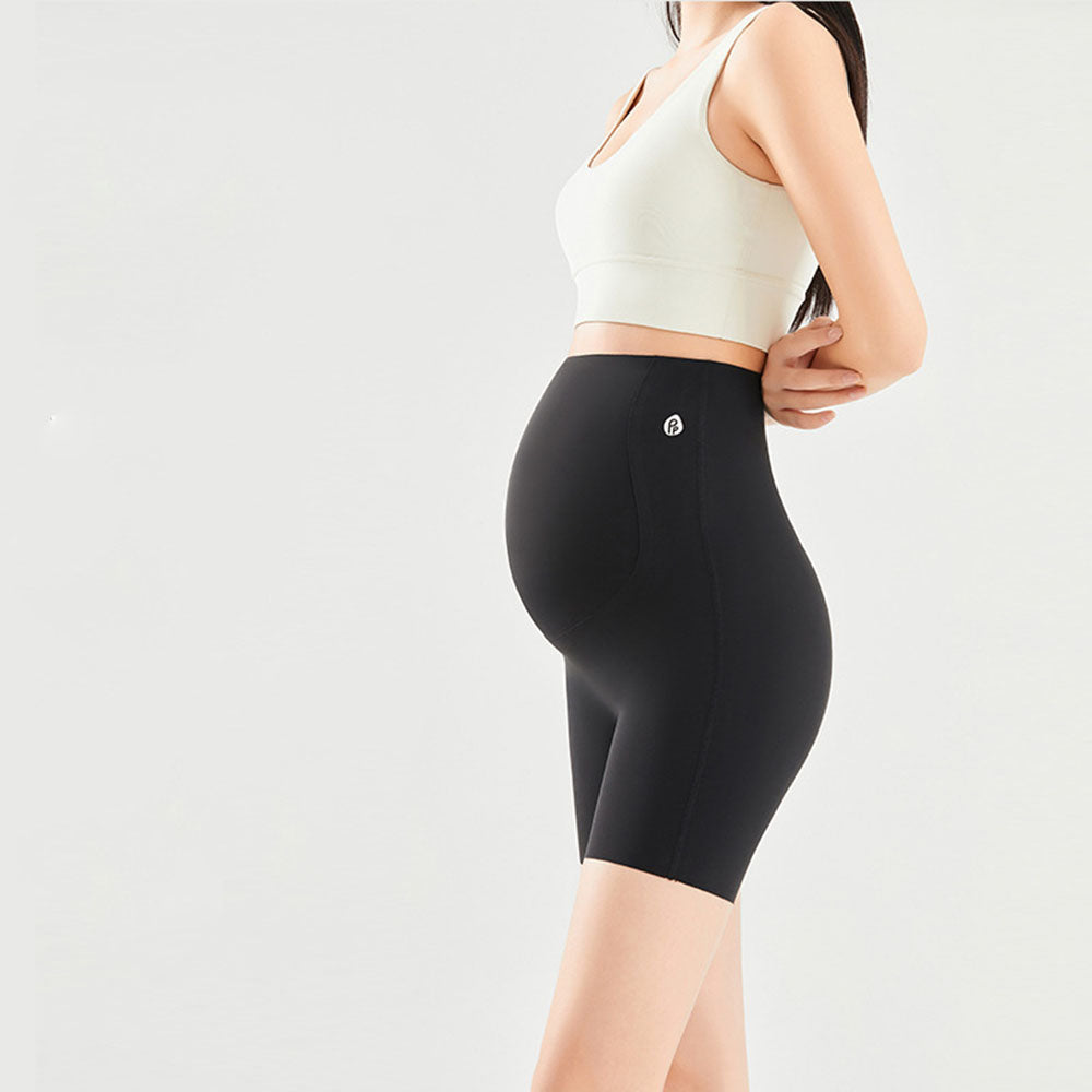 Anti-Slip Belly Support Leggings | Full Coverage for Active Moms