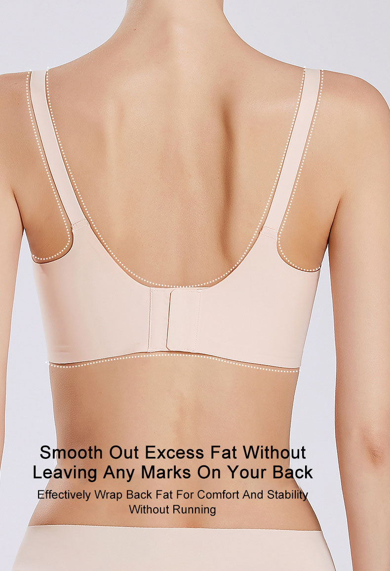 Nursing bras Anti-sagging Thin One-Piece Front-button Large Size