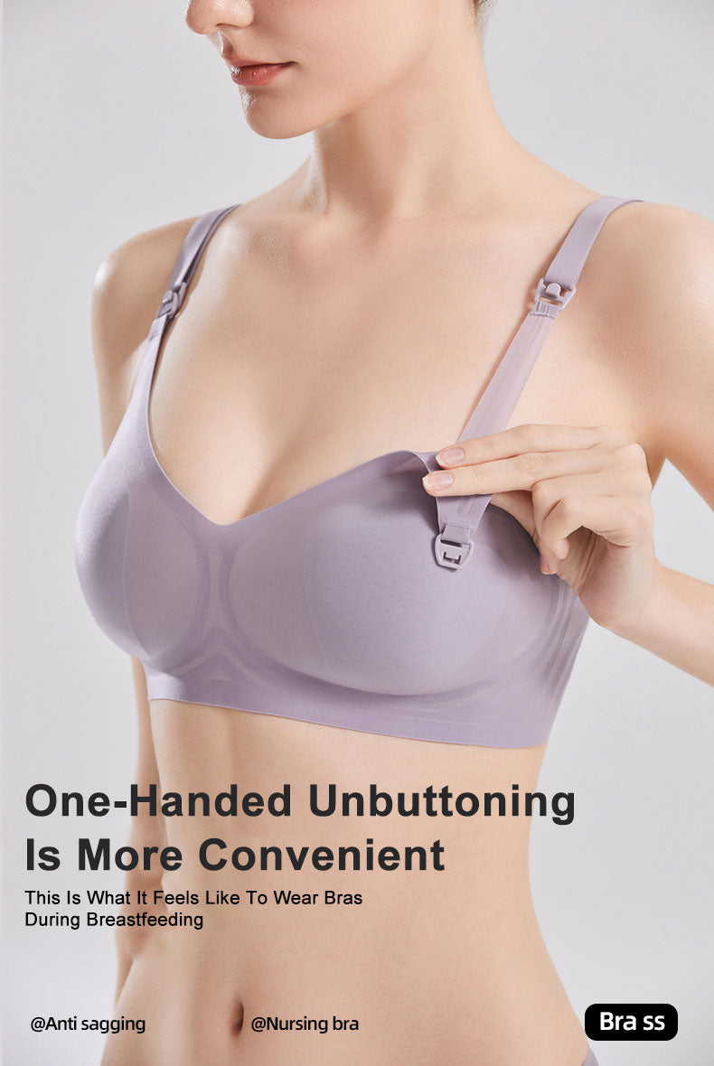 Nursing bras Thin Anti-sagging Soft Comfort Wire Free Supportive