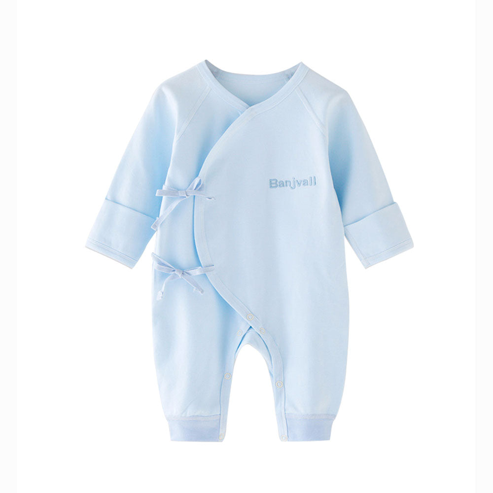 Baby jumpsuit romper clothes long-sleeved pajamas pure cotton spring autumn