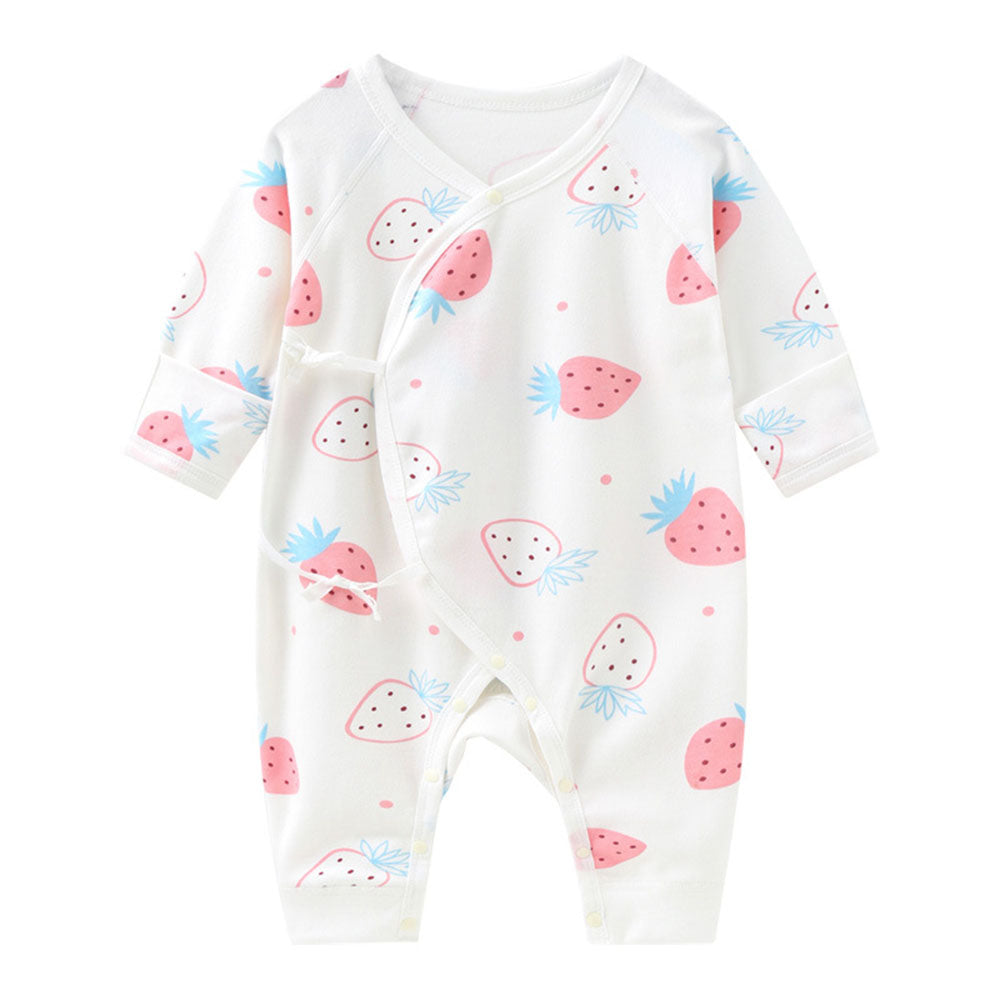 Baby jumpsuit romper clothes long-sleeved pajamas pure cotton spring autumn
