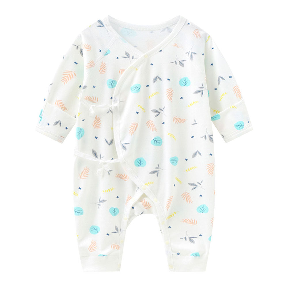 Baby jumpsuit romper clothes long-sleeved pajamas pure cotton spring autumn