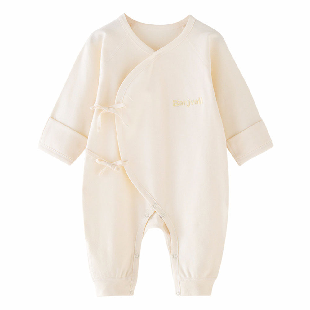 Baby jumpsuit romper clothes long-sleeved pajamas pure cotton spring autumn
