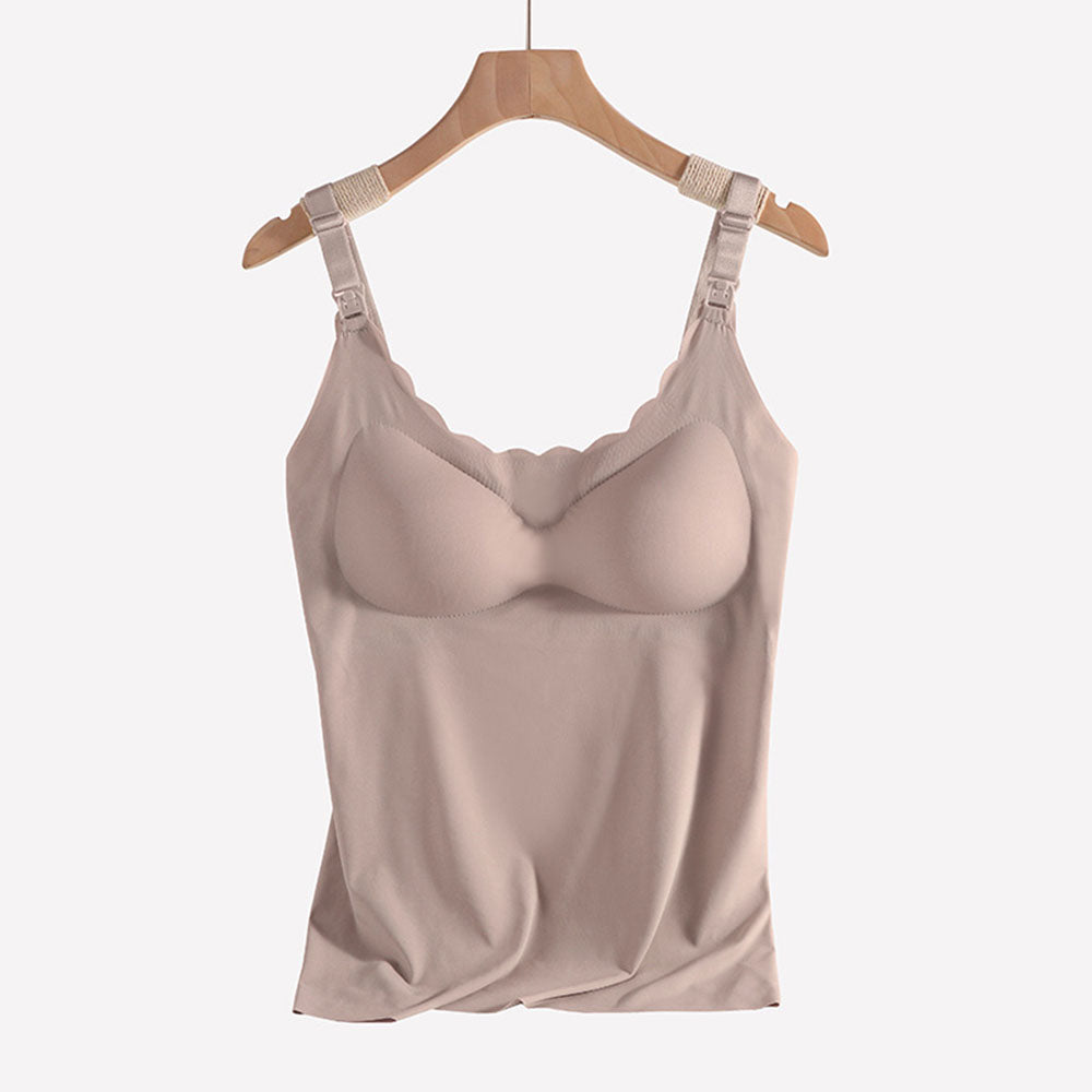 Nursing Camisole Set: Non-Marking Underwear & Soft Loungewear for Moms