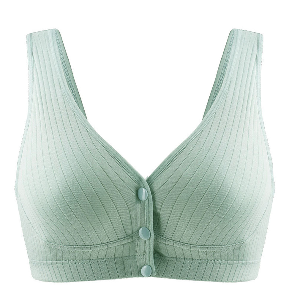 Nursing bras Front button pure cotton large size Pregnancy Postpartum vest breathable thin