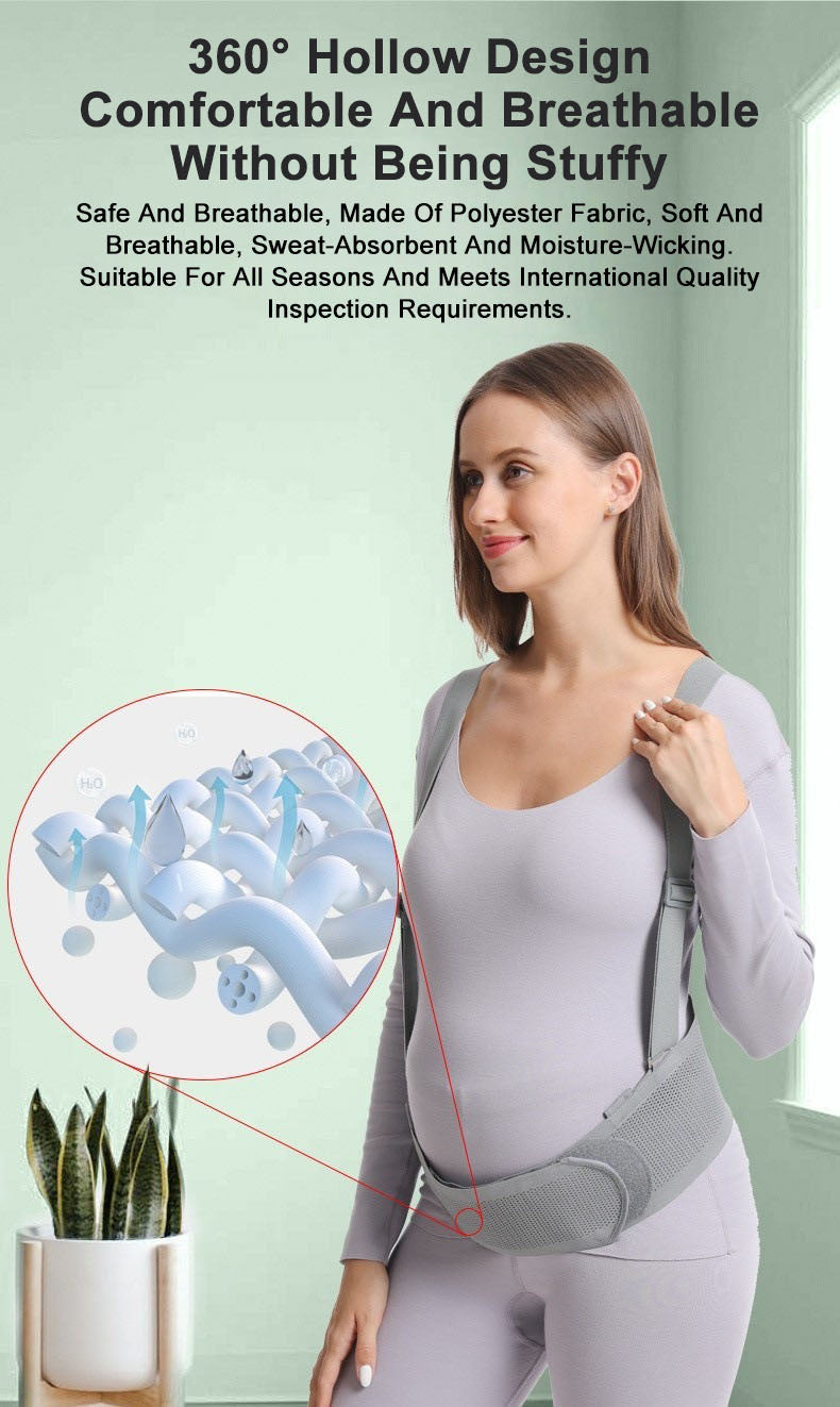 Ergonomic Shoulder Support Belt - Adjustable Waist & Belly Stabilizer