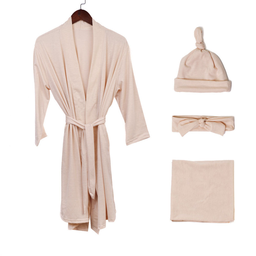 Mom Baby Matching Set:Cozy Swaddle Robe